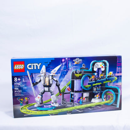Lego City Robot World Roller Coaster Box Front