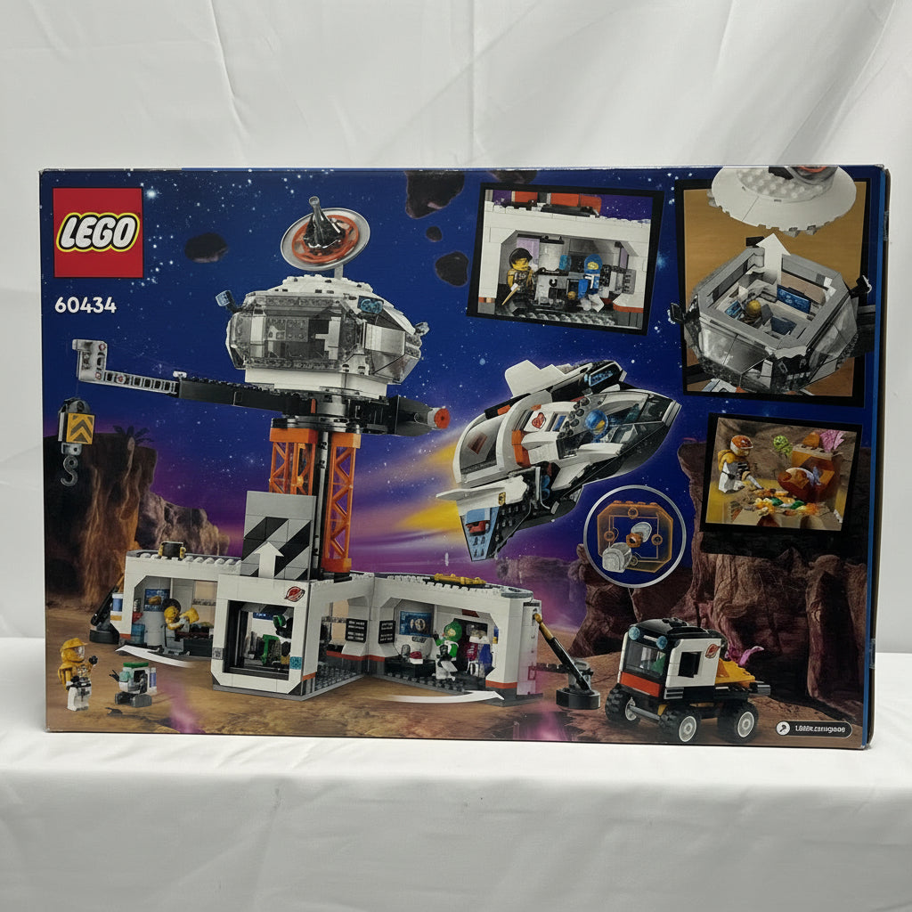 Lego City Space Base and Rocket Launchpad Box Back