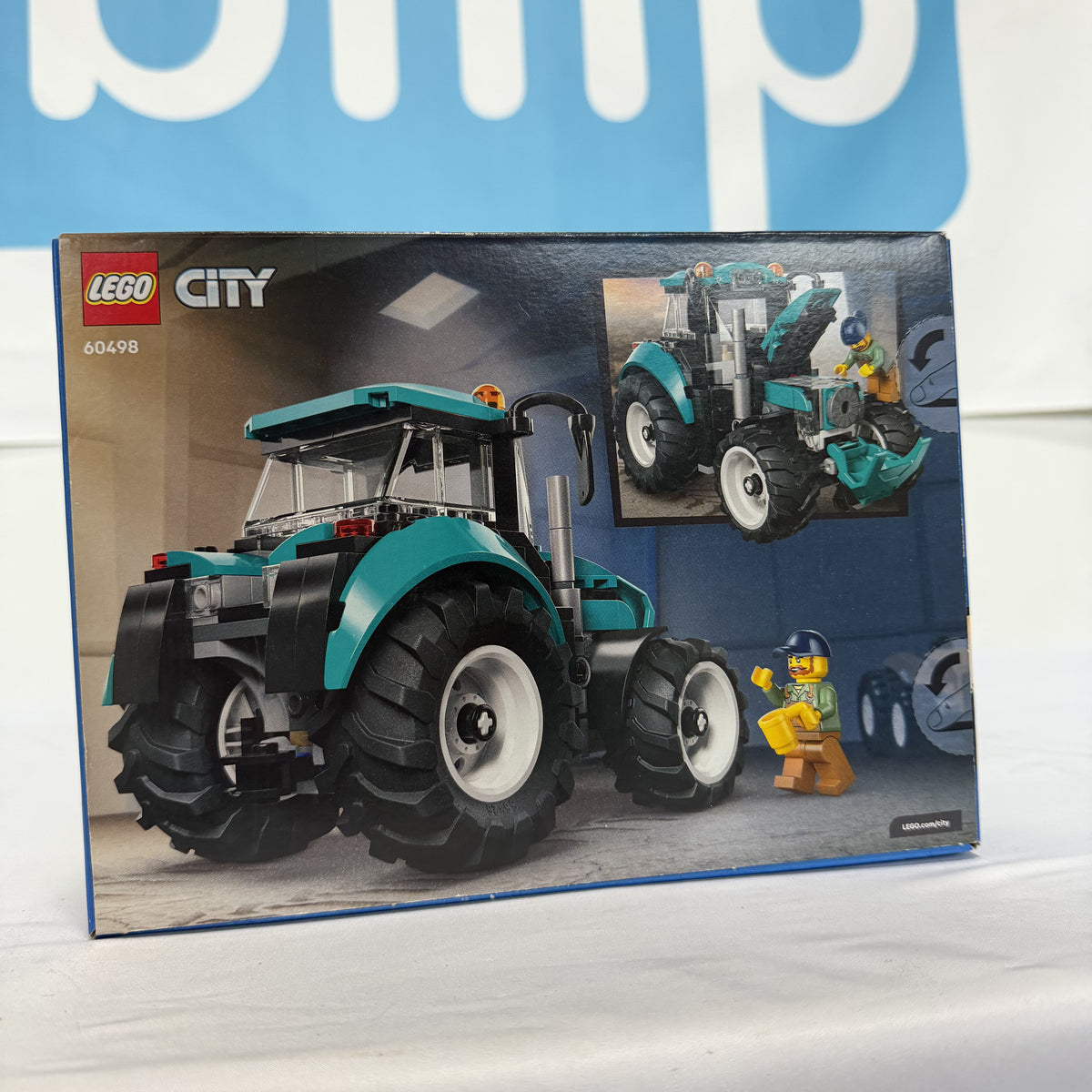 Lego City Tractor Box Back
