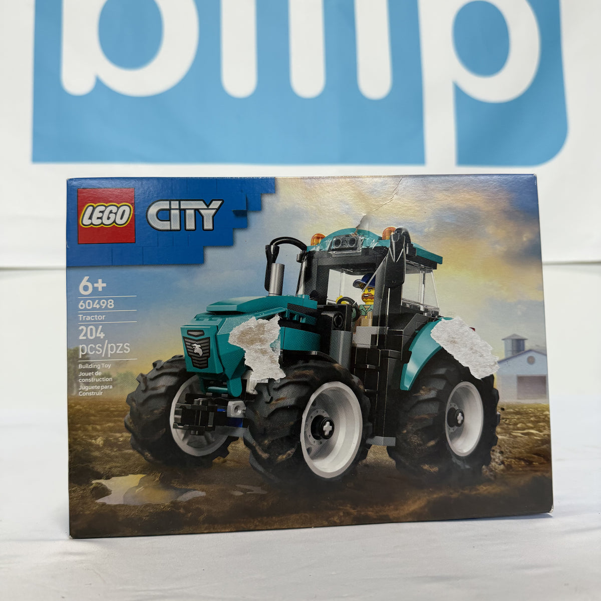 Lego City Tractor Box Front