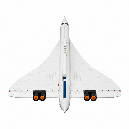 Lego Concorde Set Back View
