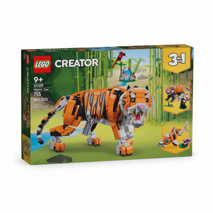 Lego Creator Majestic Tiger Box Front