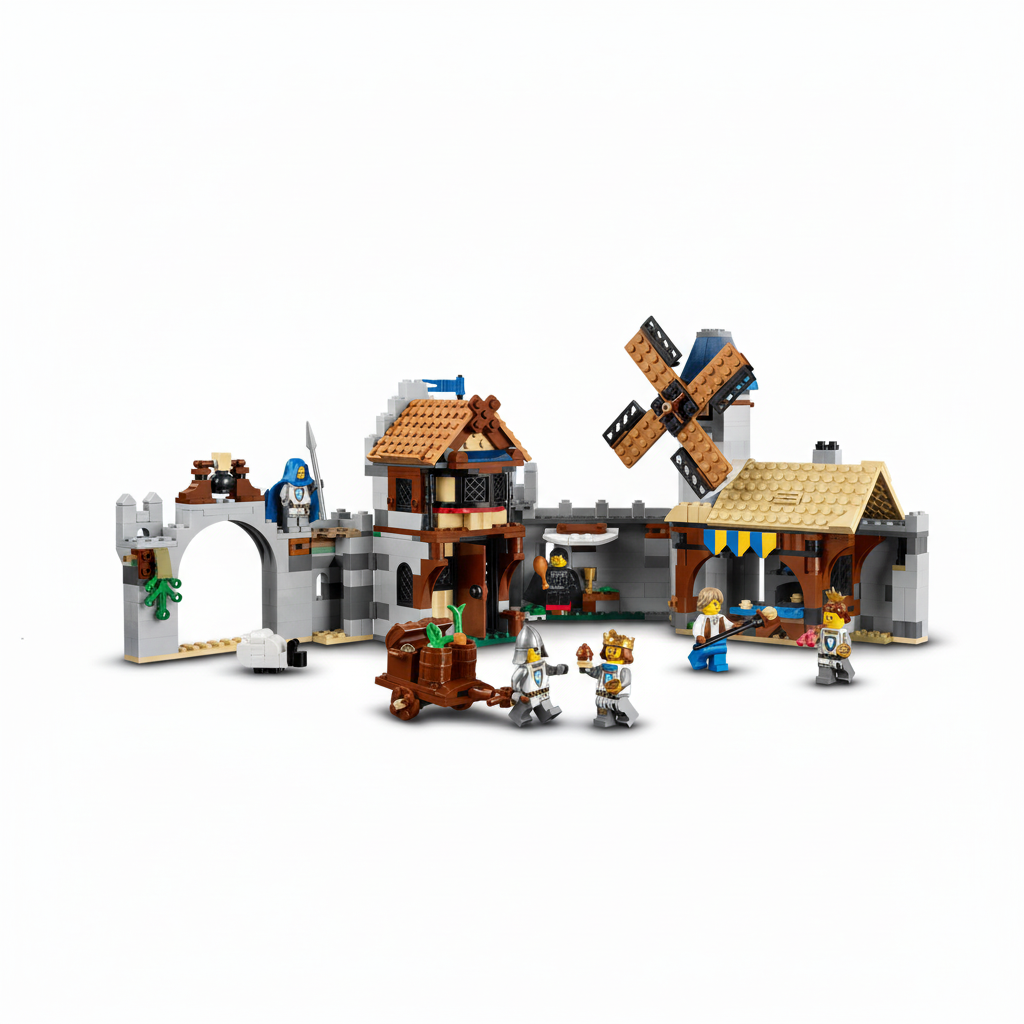 Lego Creator 3 in 1 Medieval Horse Knight Castle Set
