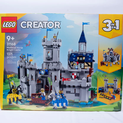 Lego Creator 3 in 1 Medieval Horse Knight Castle Box