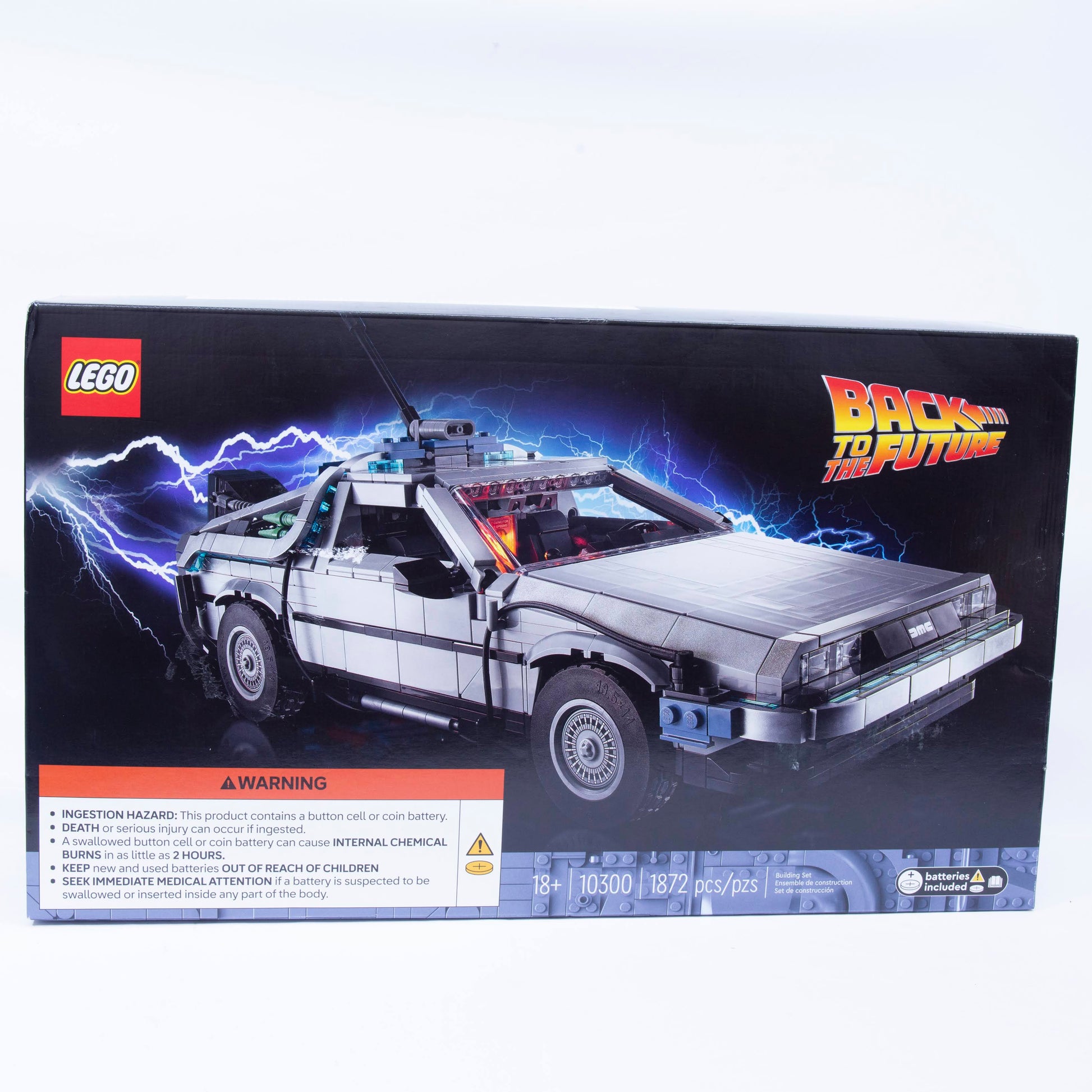 Lego Icons Back to the Future Time Machine Box Front