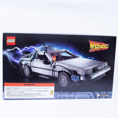 Lego Icons Back to the Future Time Machine Box Front