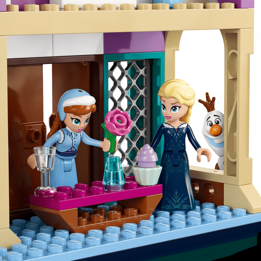 Lego Disney Frozen Arendelle Castle Zoom