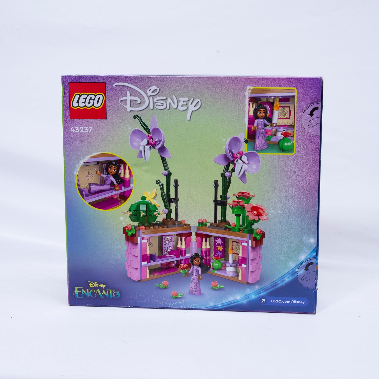 Lego Disney Isabellas Flowerpot Box Back