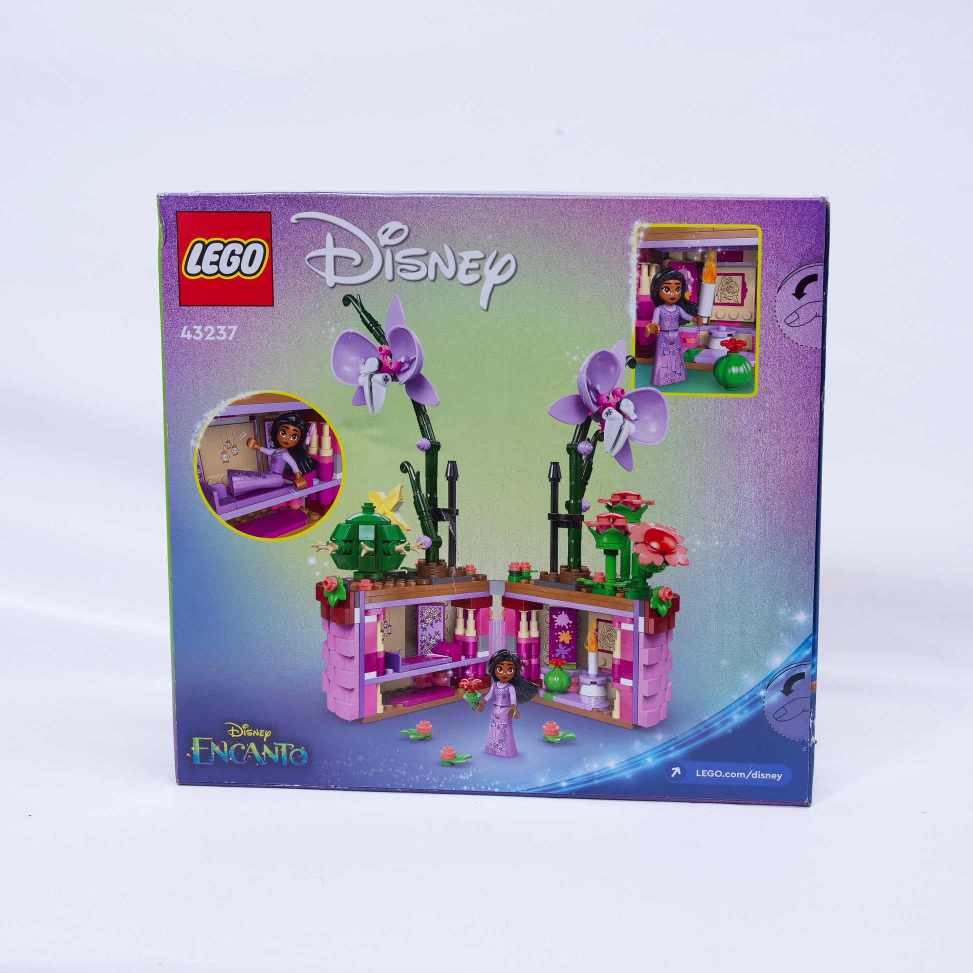 Lego Disney Isabellas Flowerpot Box Back