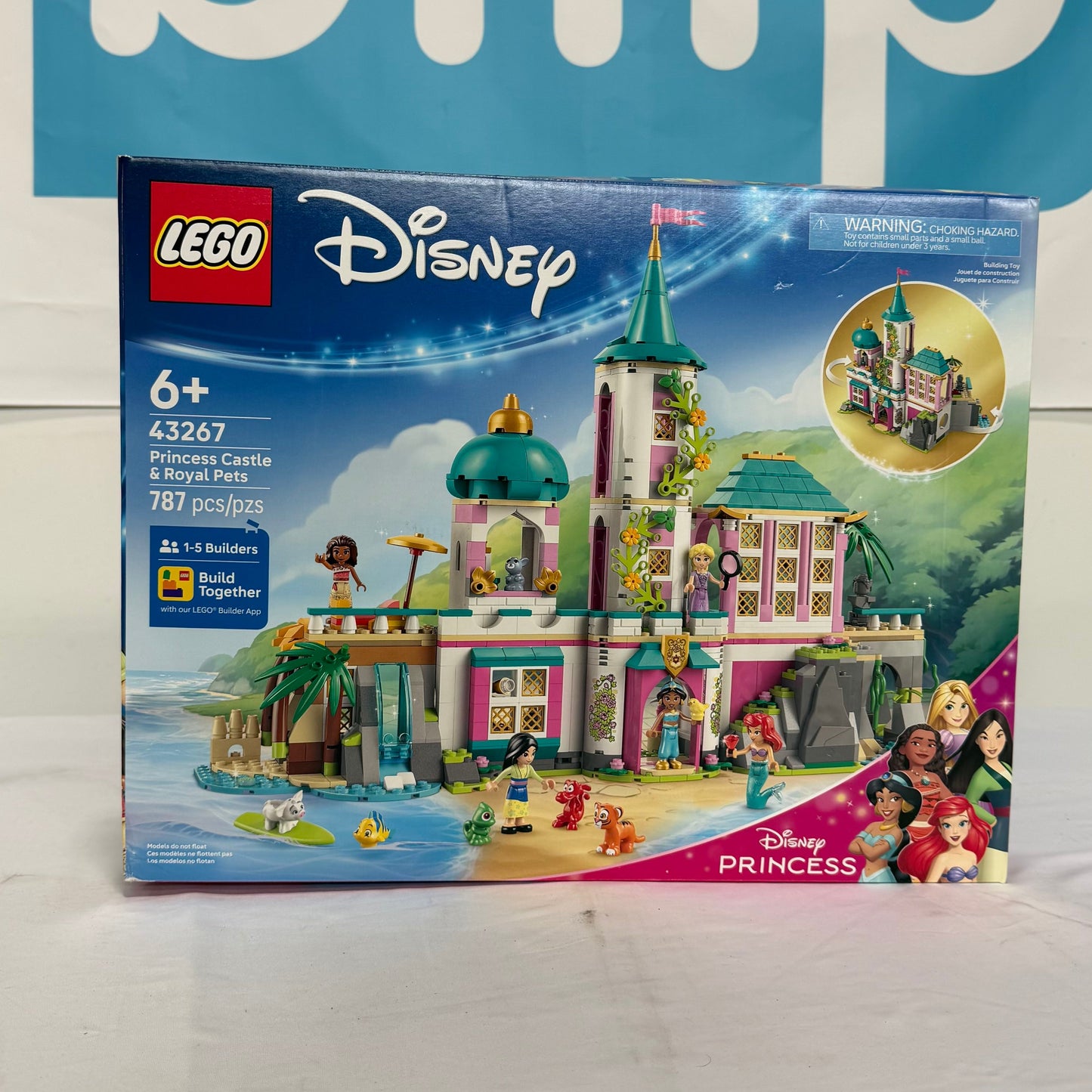Lego Disney Princess Castle & Royal Pets Box Front