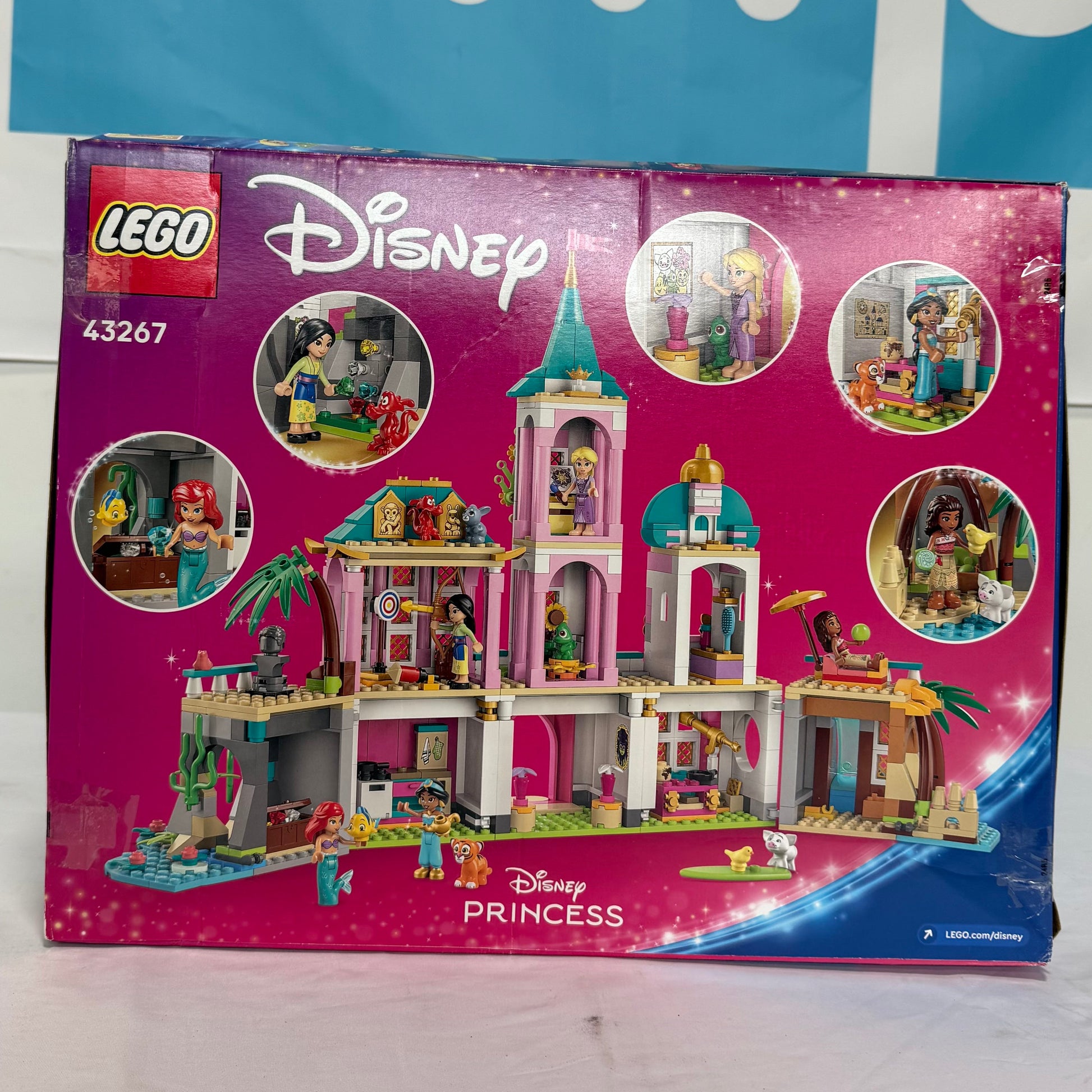 Lego Disney Princess Castle & Royal Pets Box Back