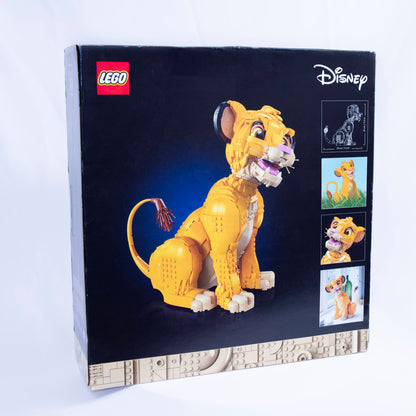Lego Disney Young Simba Box Back