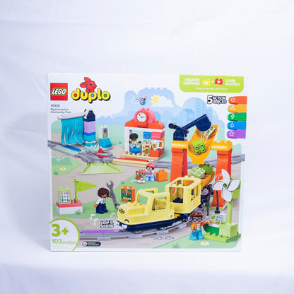 Lego Duplo Big Interactive Community Train Box Front