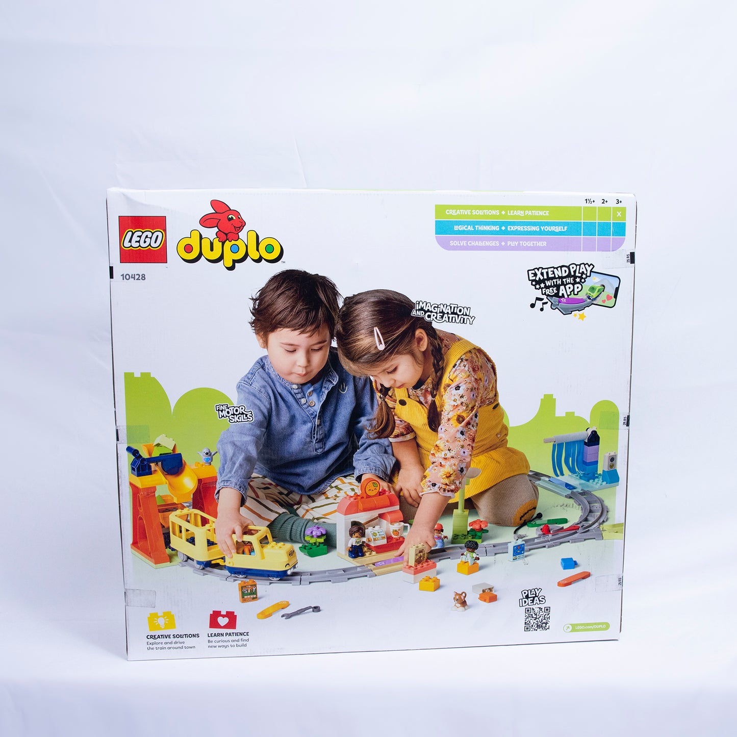 Lego Duplo Big Interactive Community Train Box Back