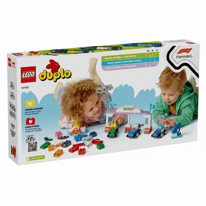 Lego Duplo F1 Team Race Cars Box