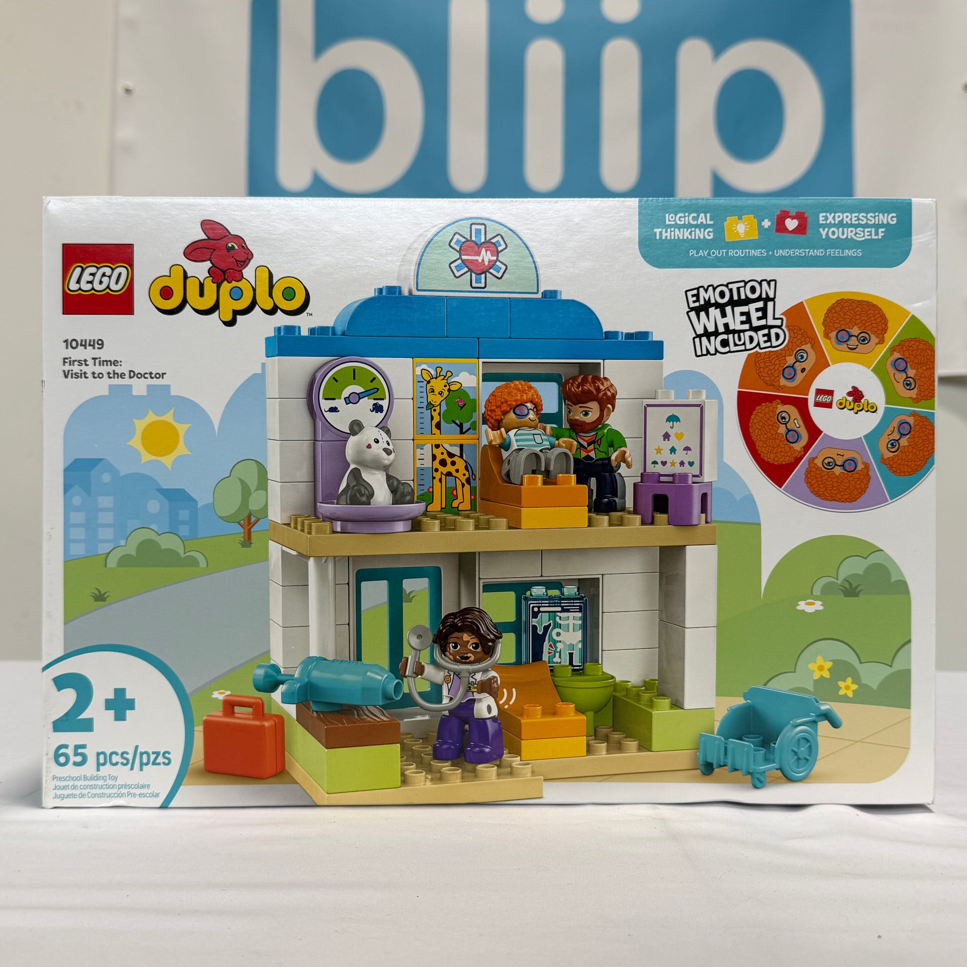 Lego DUPLO First Time Doctor Visit ox Back