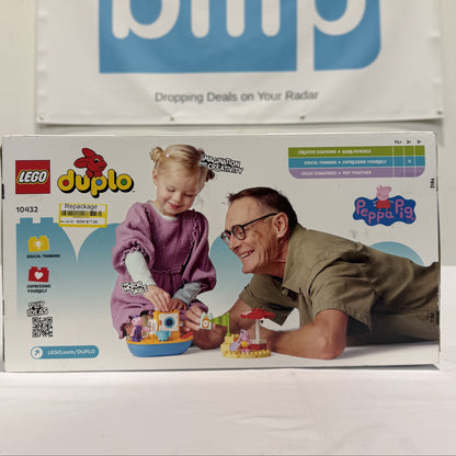 Lego DUPLO Peppa Pig Boat Box Back