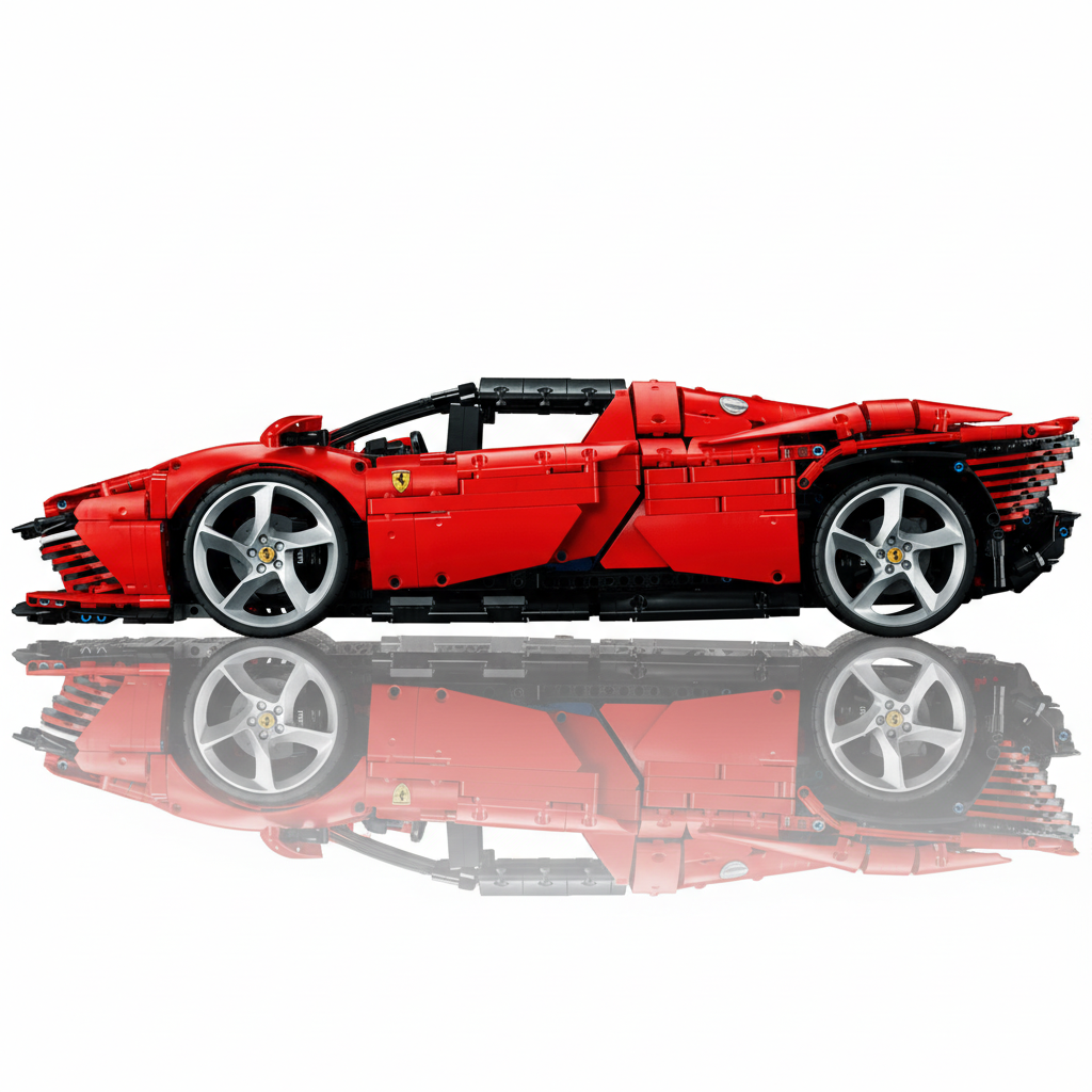 Lego Technic Ferrari Daytona Side View