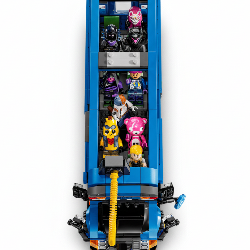 Lego Fortnite Battle Bus Top View