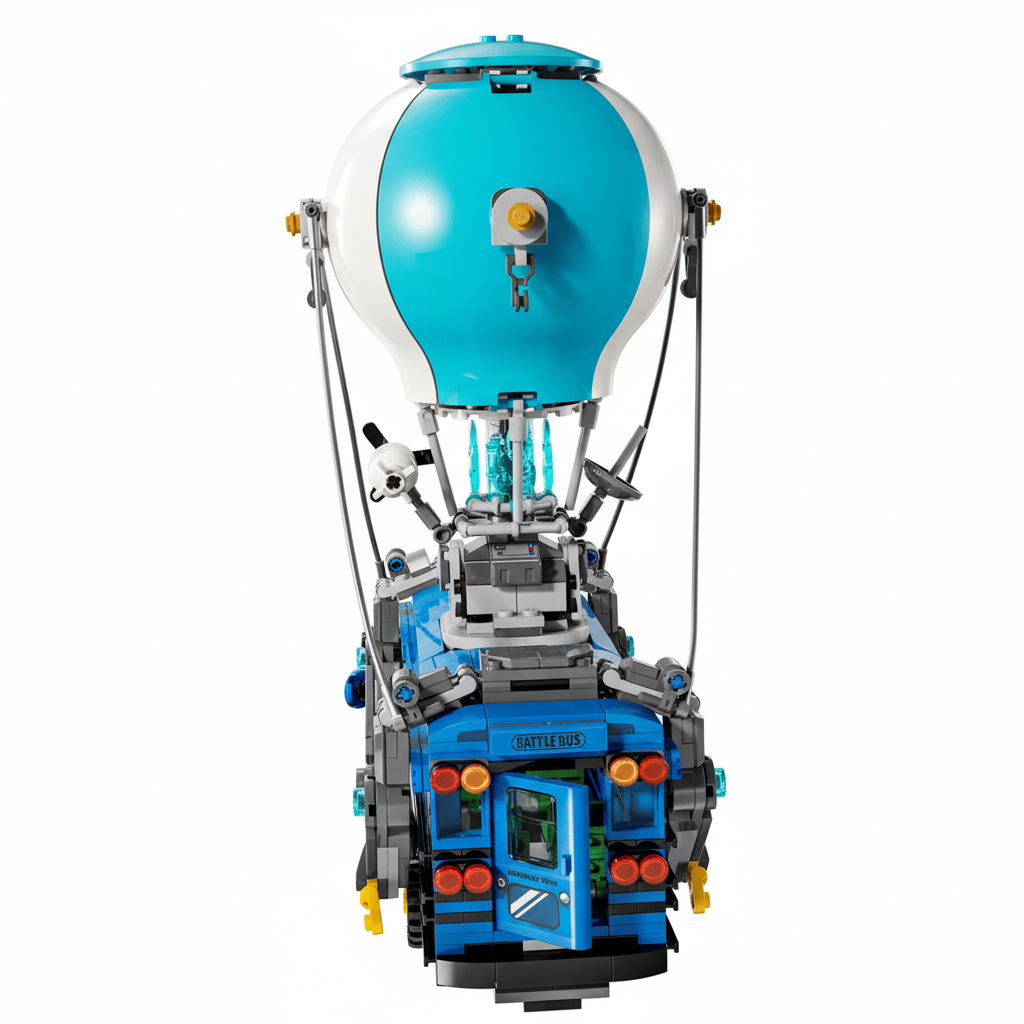 Lego Fortnite Battle Bus Back View