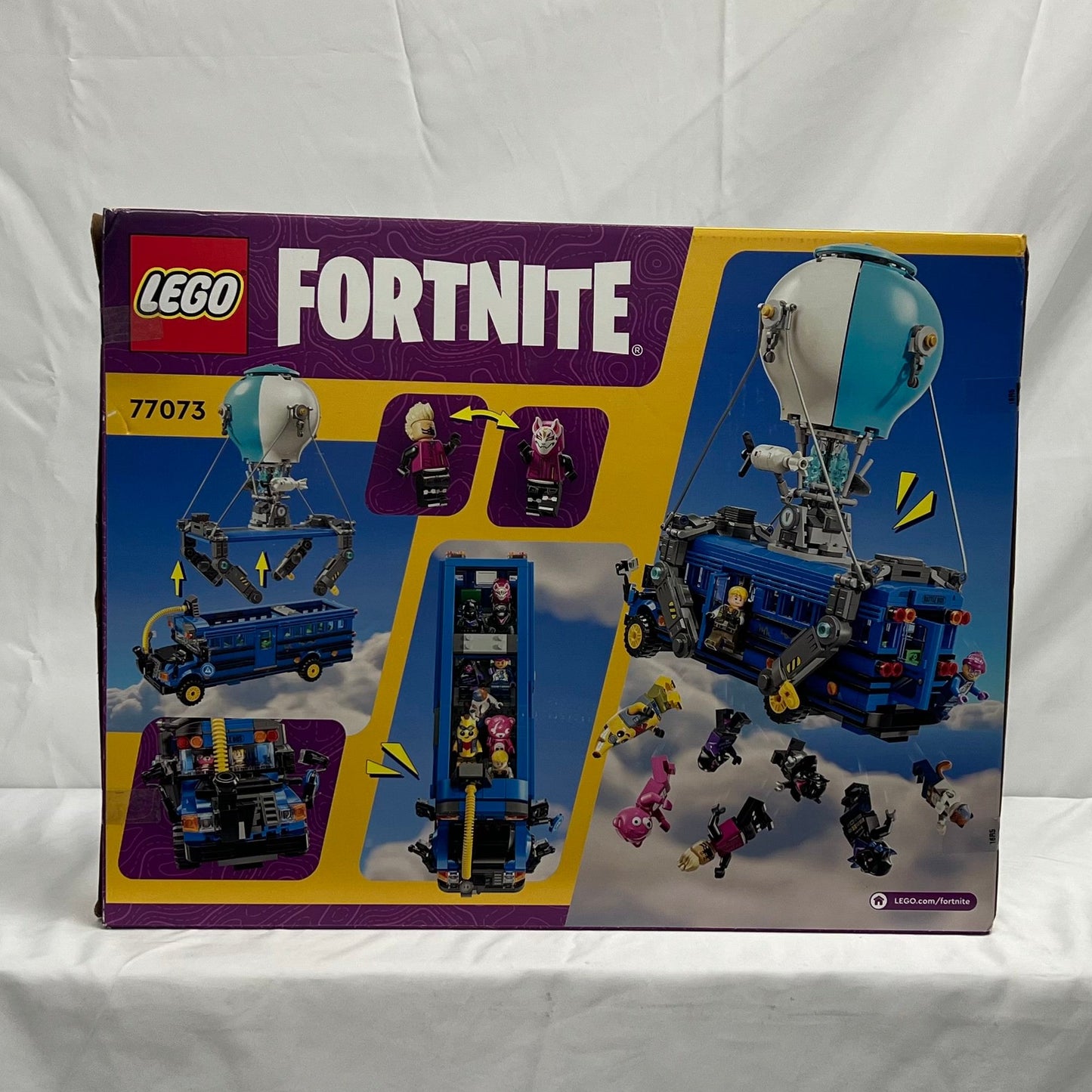 Lego Fortnite Battle Bus Box Back