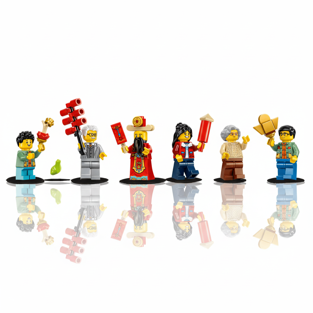 Lego Fortune Firecracker Figures
