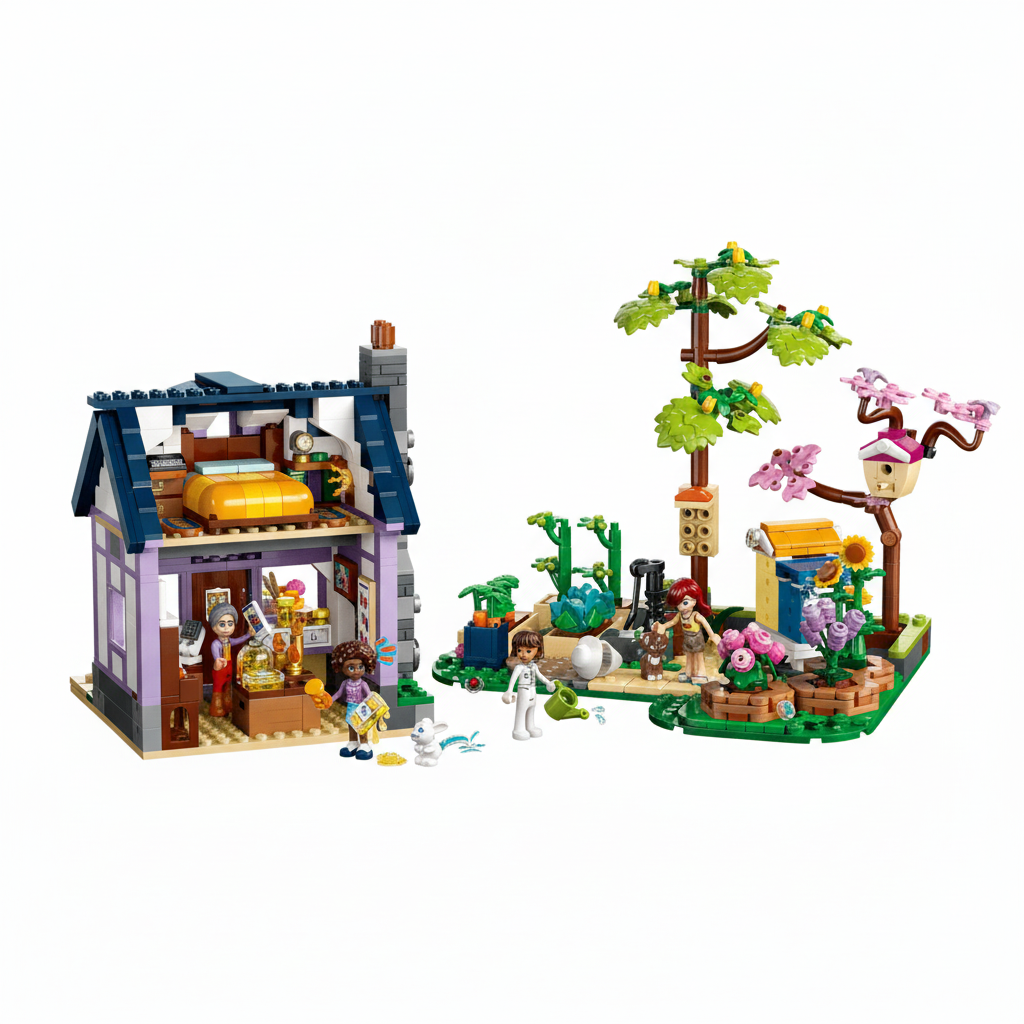 Lego Friends Beekeeper House and Flower Garden Set