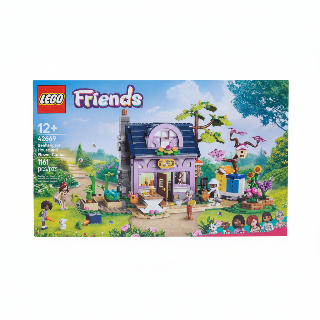 Lego Friends Beekeeper House and Flower Garden Box Front