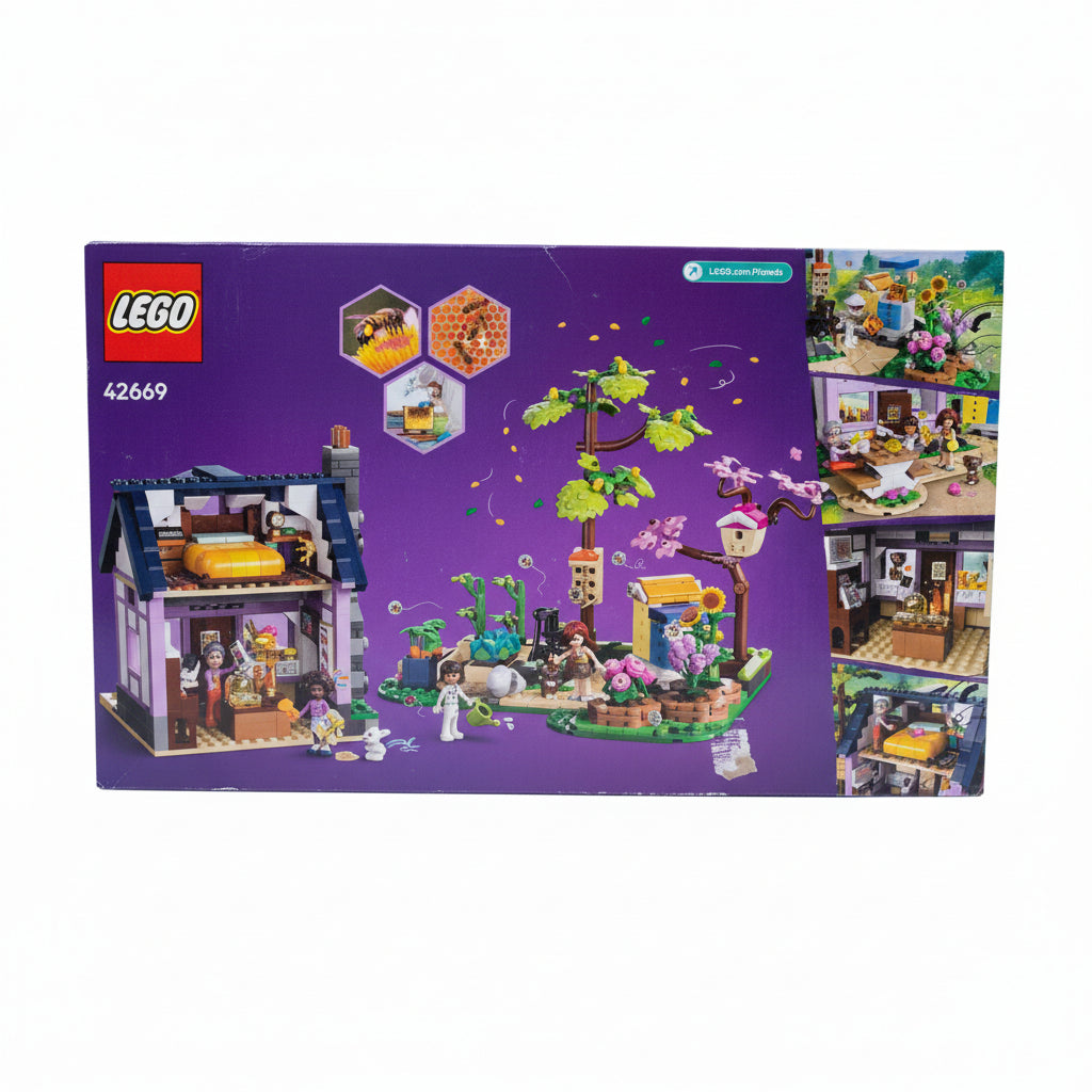 Lego Friends Beekeeper House and Flower Garden Box Back