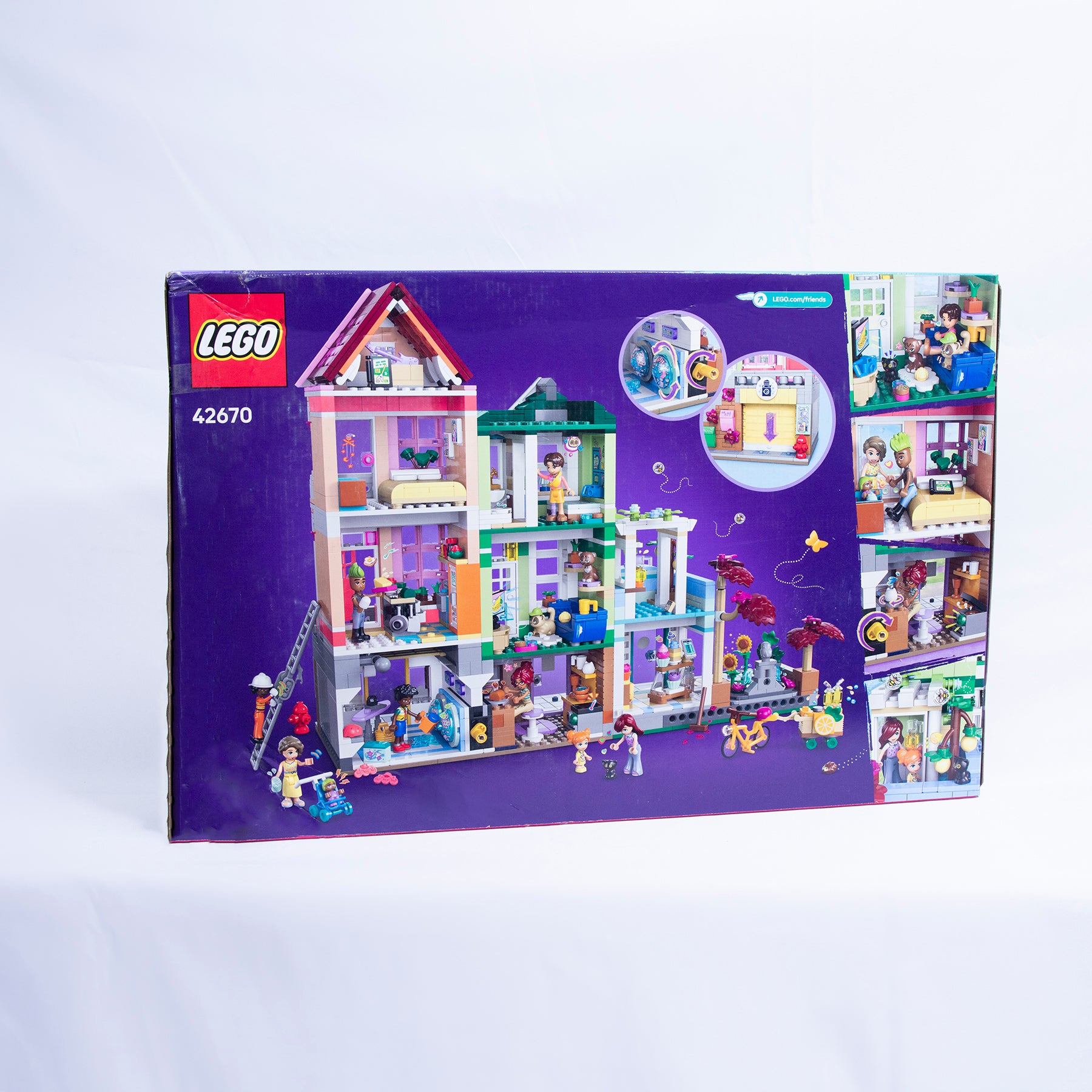 Lego Friends Heartlake City Apartments Box Back