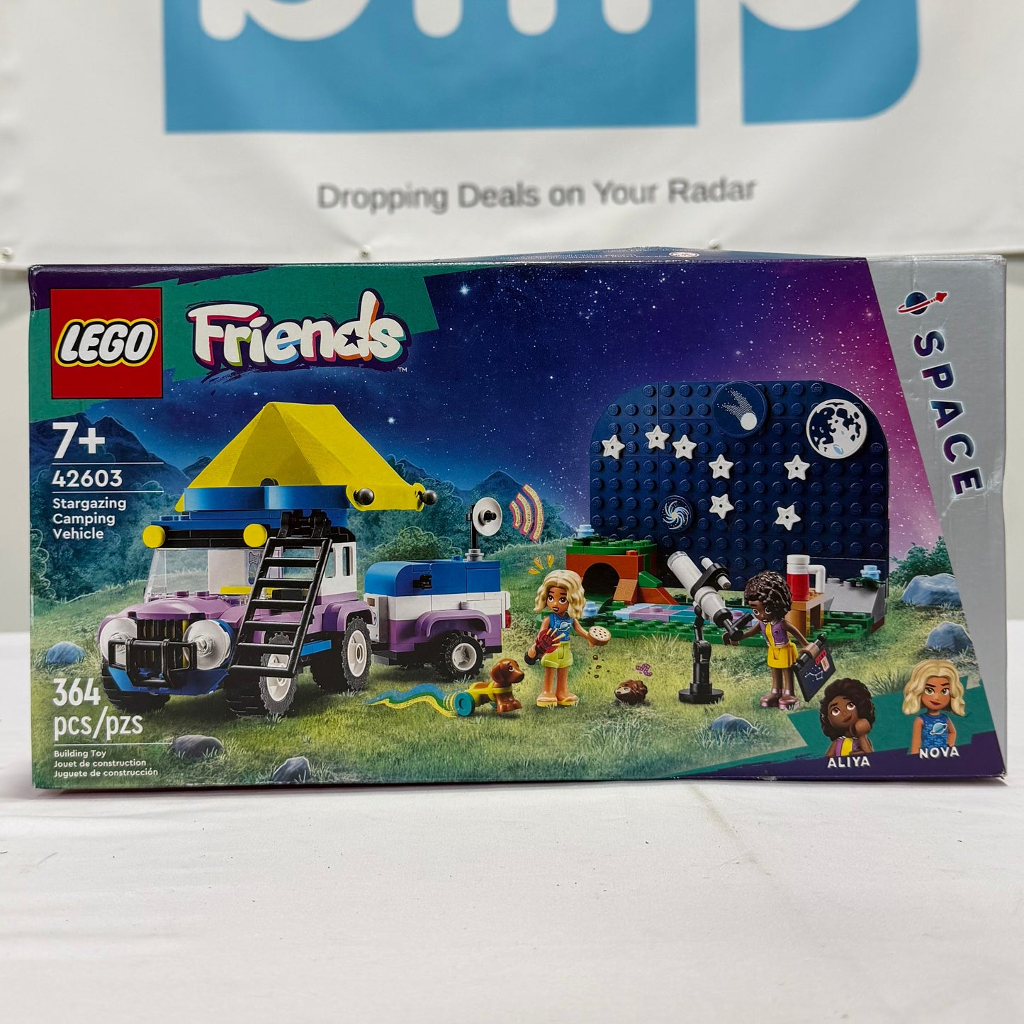 Lego Friends Stargazing Camping Box Front
