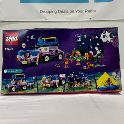Lego Friends Stargazing Camping Box Back