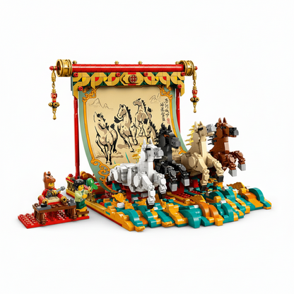 Lego Galloping Horse Canvas