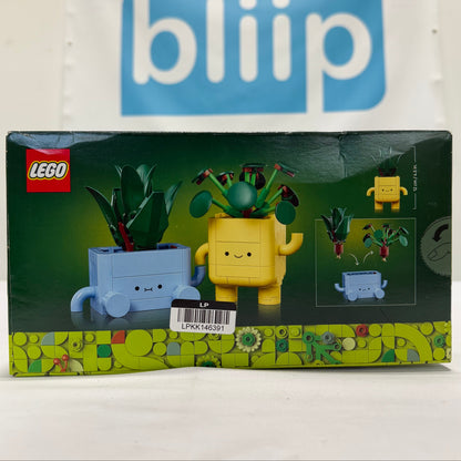 Lego Botanicals Happy Plants box Back
