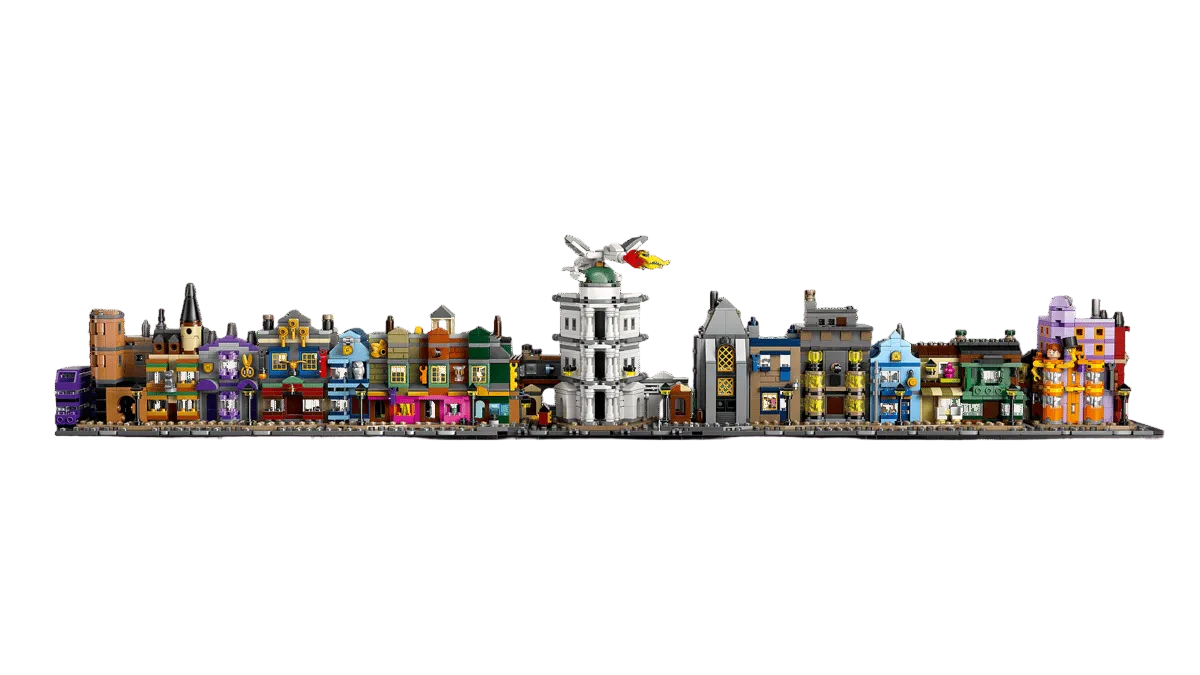 Lego Harry Potter Diagon Alley full length