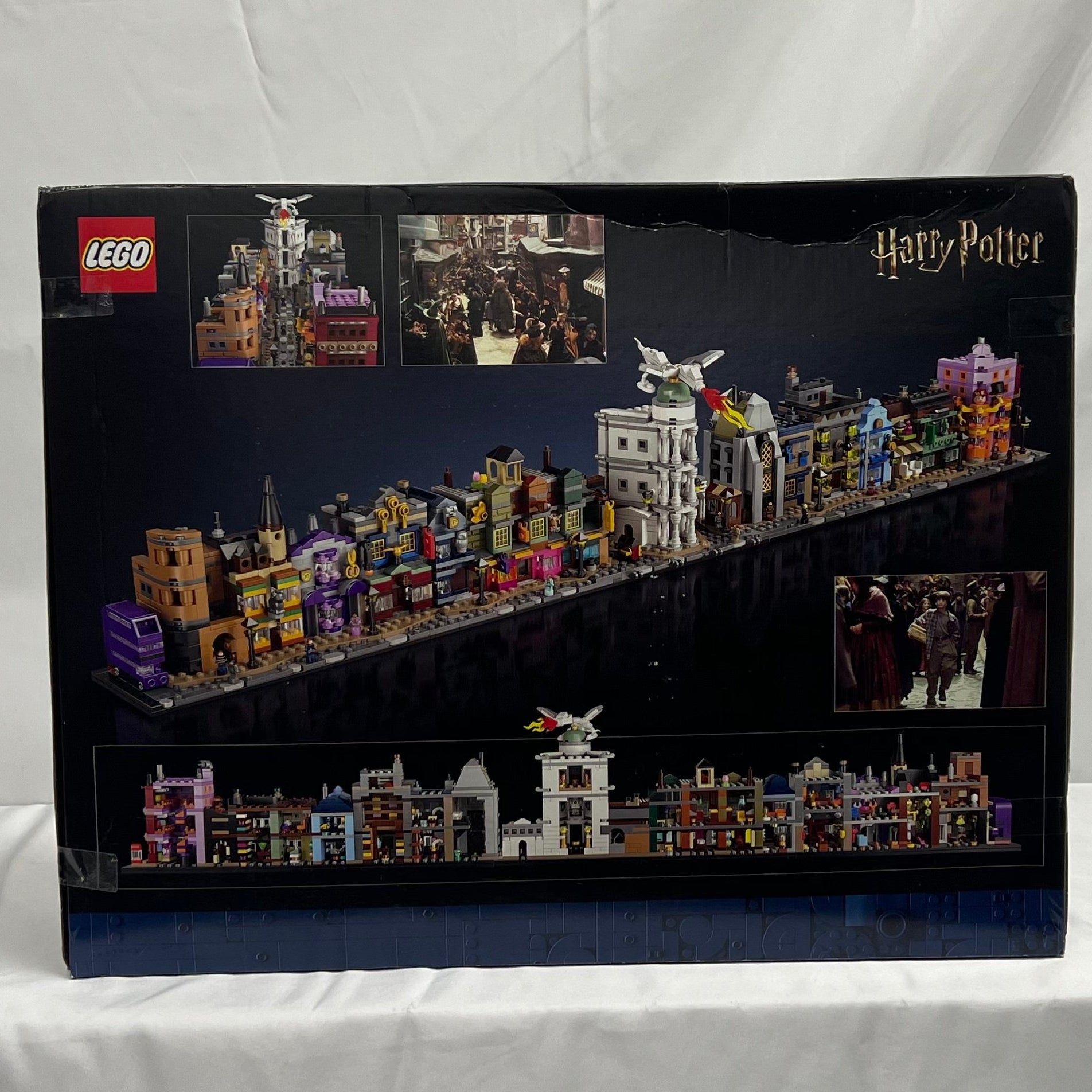 Lego Harry Potter Diagon Alley Set Box Back