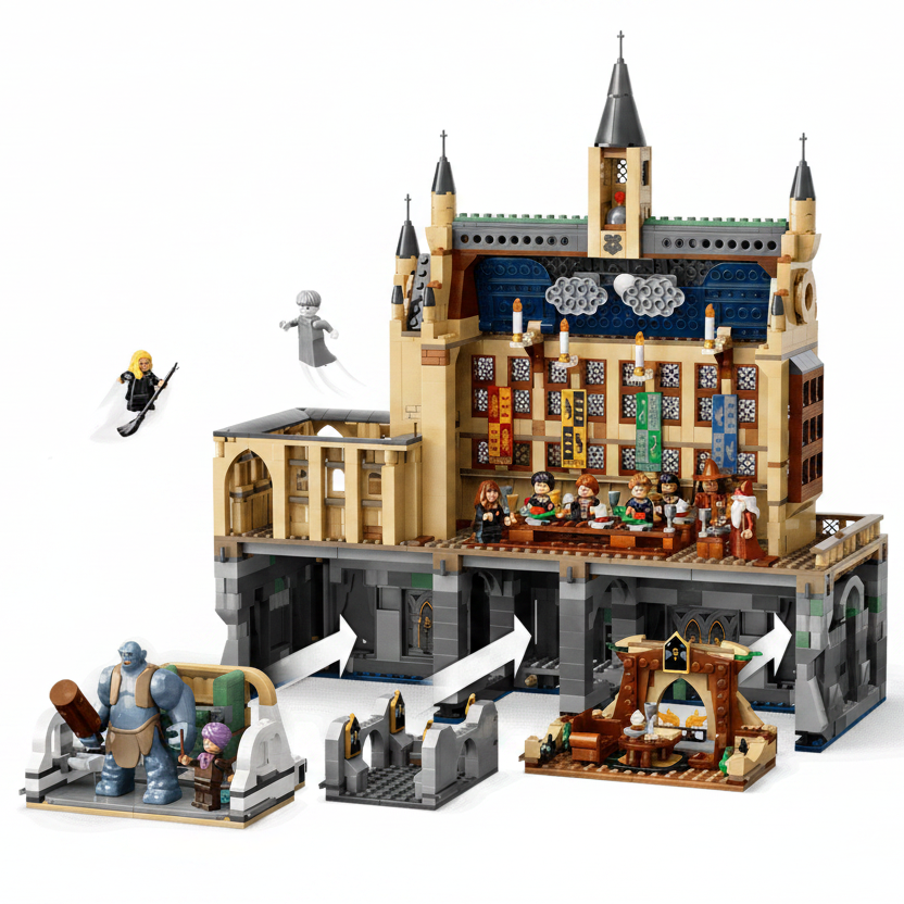 Lego Harry Potter Hogwart's Castle The Great Hall