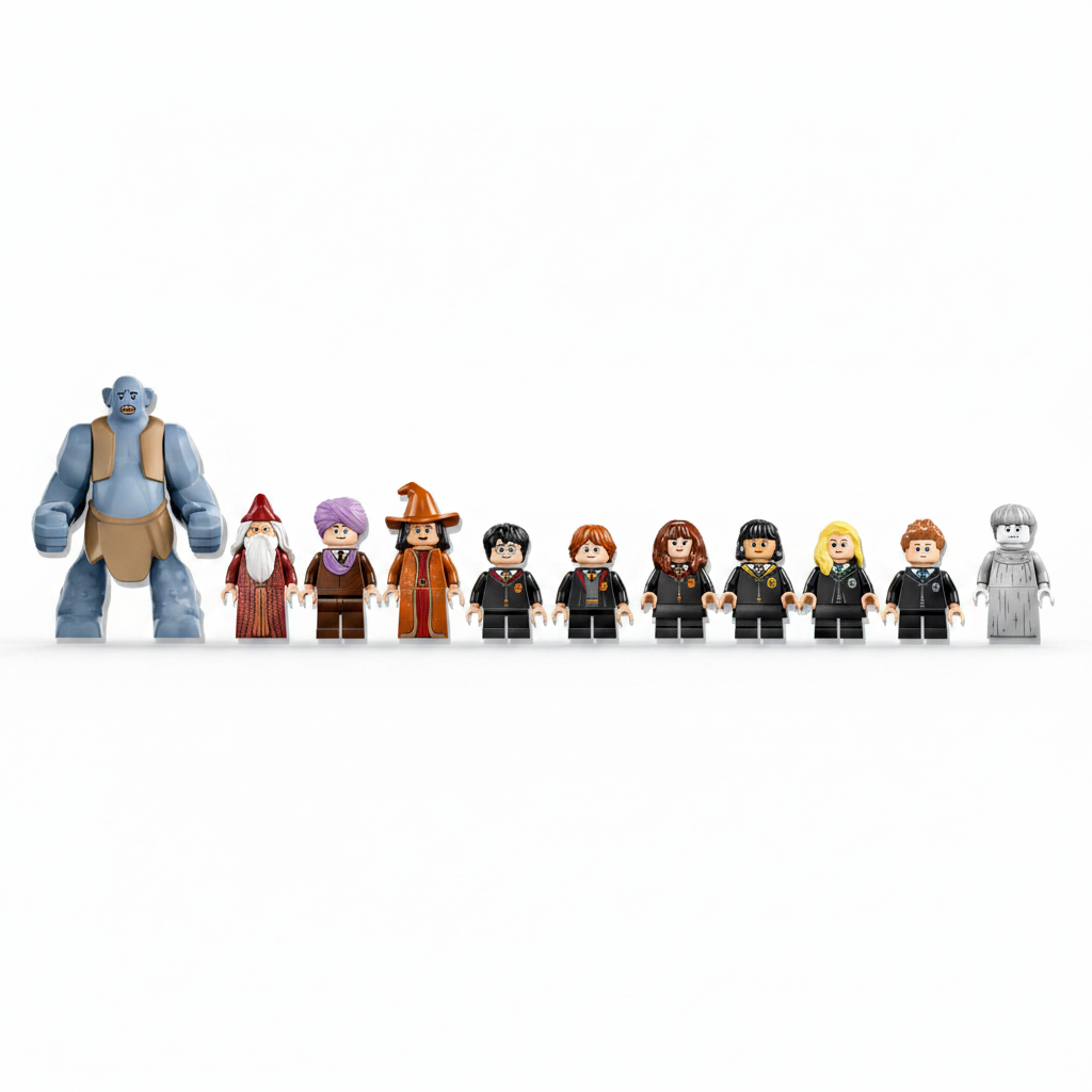 Lego Harry Potter Hogwart's Castle The Great Hall Figures