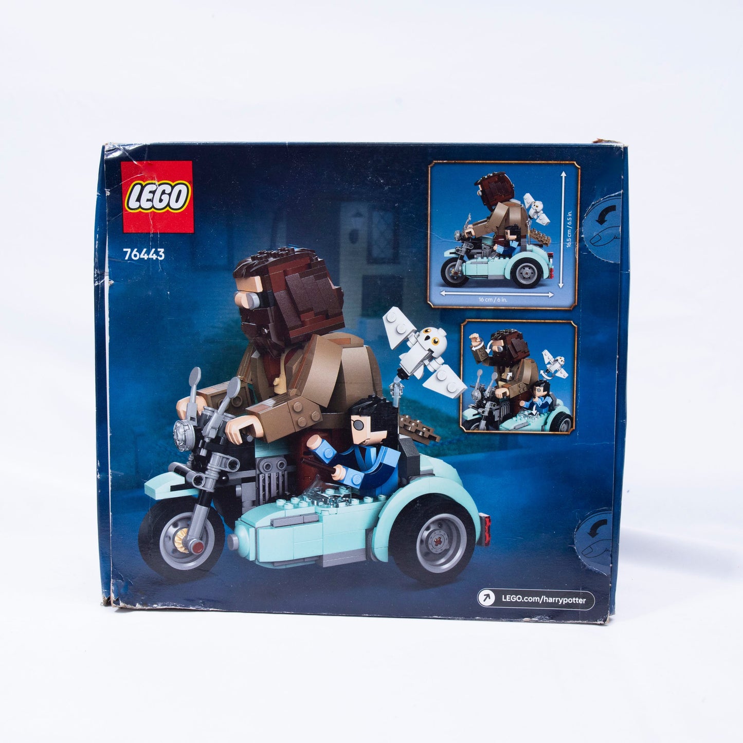 Lego Harry Potter Hagrid Motorcycle Ride Box Back