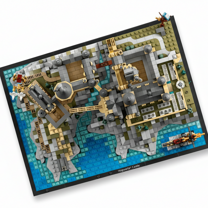 Lego Harry Potter Hogwarts Castle and Grounds Top View