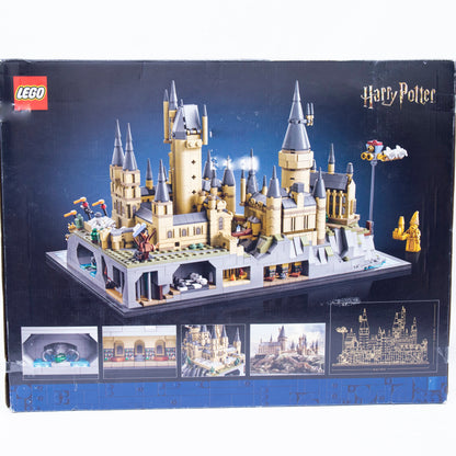 Lego Harry Potter Hogwarts Castle and Grounds Box Back