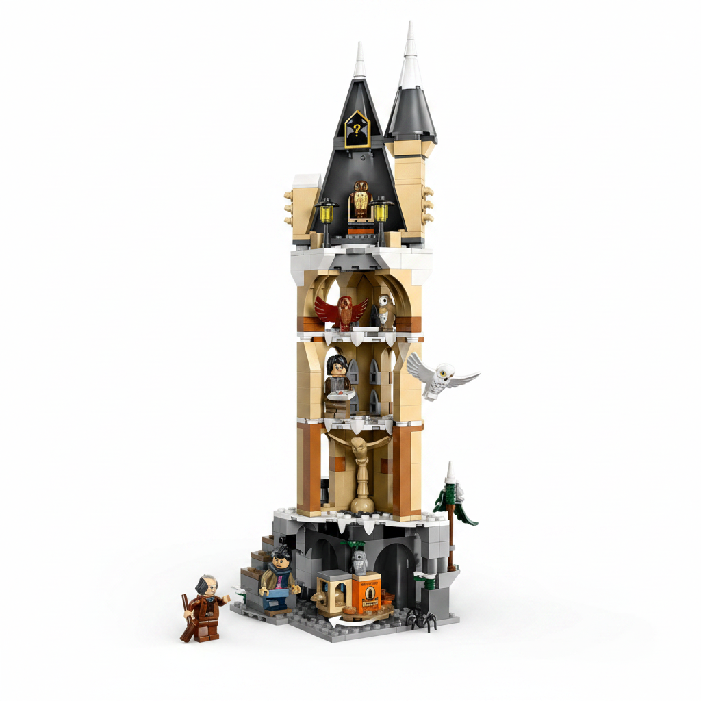 Lego Harry Potter Hogwarts Castle Owlery Inside