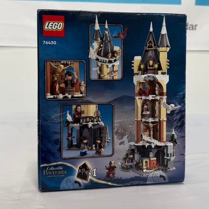 Lego Harry Potter Hogwarts Castle Owlery Box Back