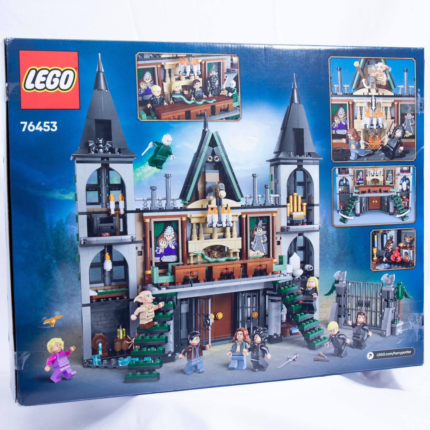 Lego Harry Potter Malfoy Manor Set Box Back