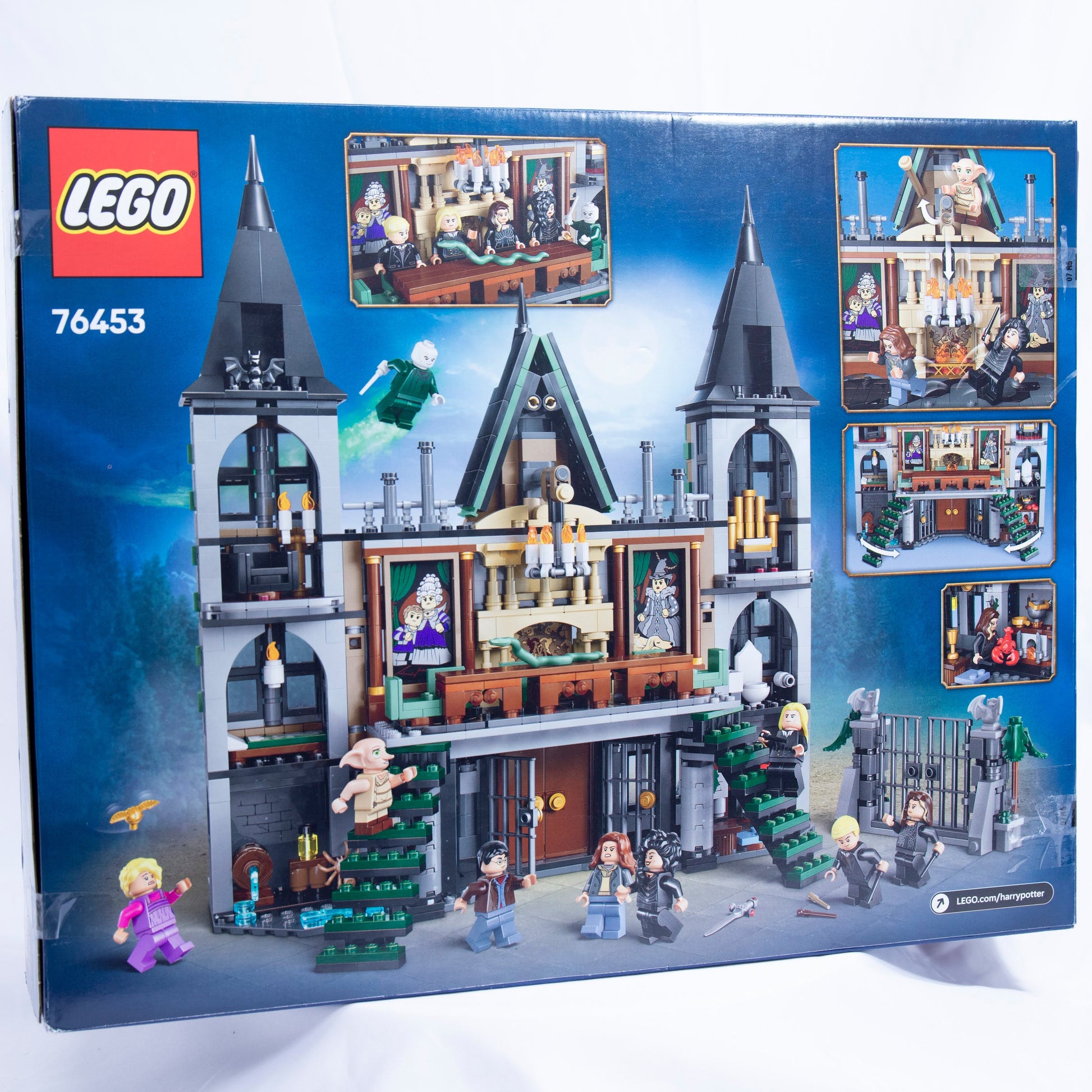 Lego Harry Potter Malfoy Manor Set Box Back