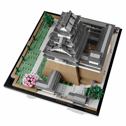 Lego Himeji Castle Overhead view