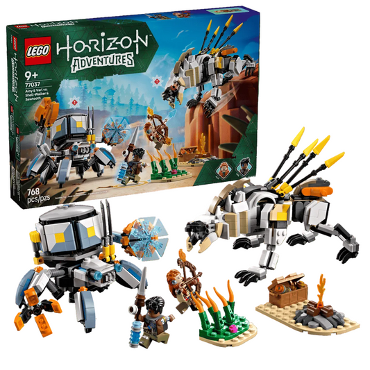 Lego Horizon Adventures Alloy & Varl vs Shell-Walker & Sawtooth
