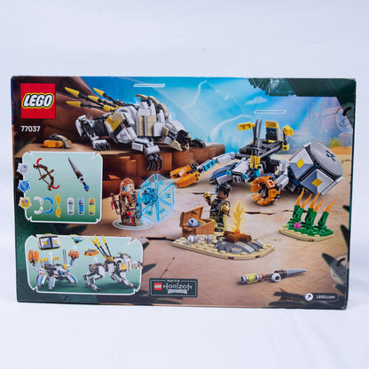Lego Horizon Adventures Alloy & Varl vs Shell-Walker & Sawtooth Box Back