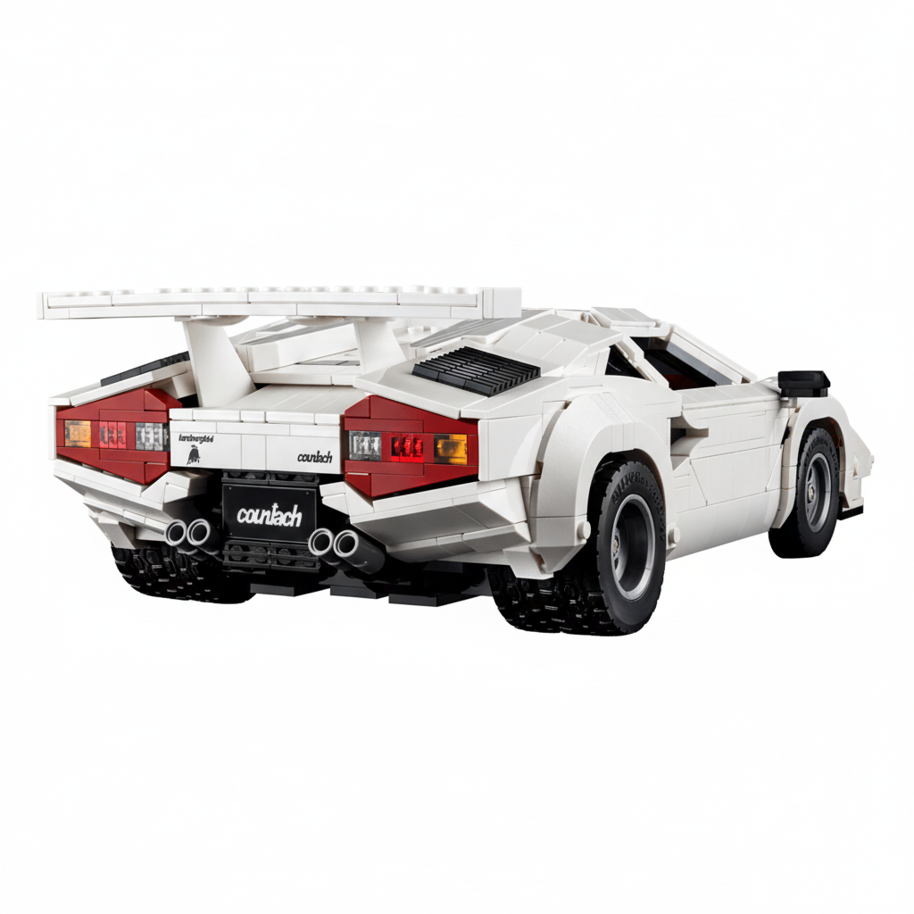 Lego Icons Countach Lamborghini  Back View
