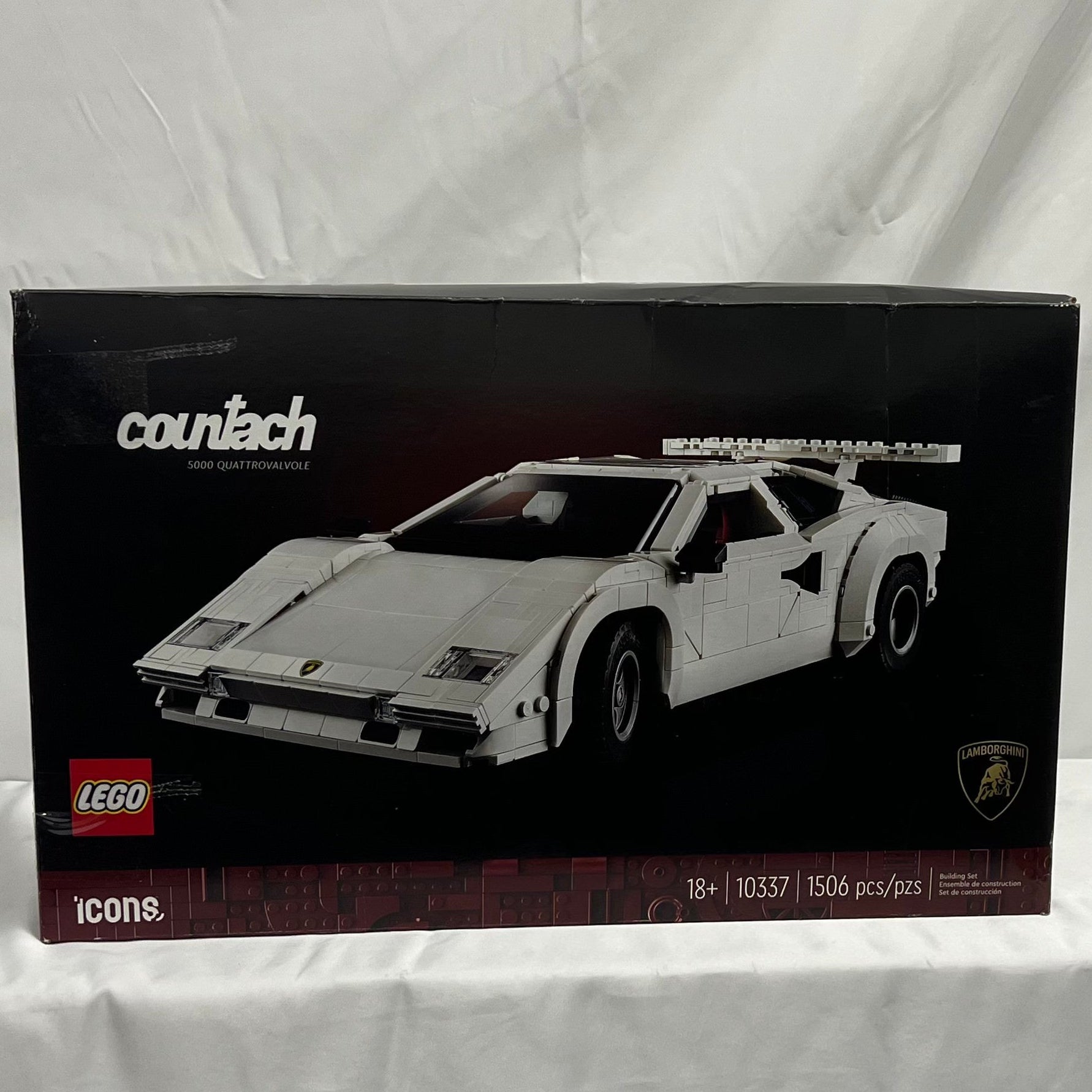 Lego Icons Countach Lamborghini Box Front